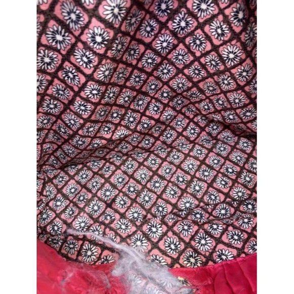 vera bradley messenger redpink fabric cross body b - Picture 8 of 10